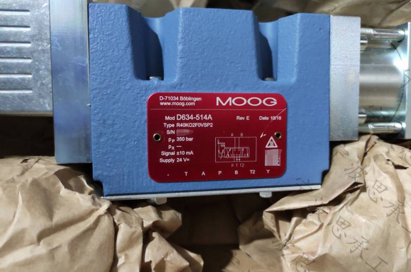 美國穆格伺服閥D634-514A/R40K02FOVSP2